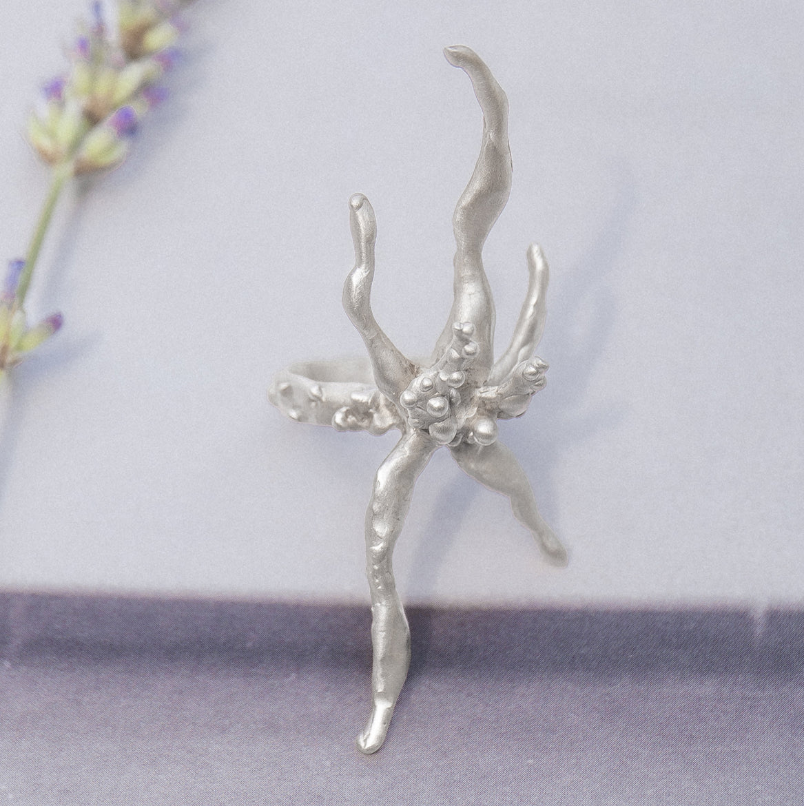 Spider Orchid ring